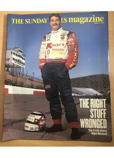 Sunday Times Magazine 14th March 1993 Nigel Mansell