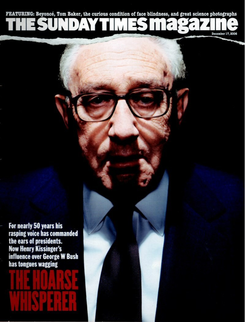 Sunday Times Magazine 12th December 2006 