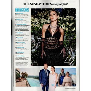 Sunday Times Magazine 18th May 2025 Rich List 