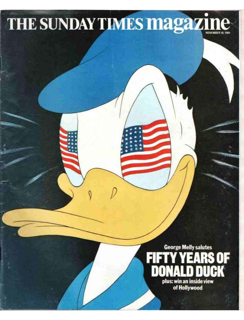 Sunday Times Magazine 18th November 1984 Donald Duck