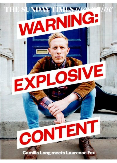 Sunday Times Magazine 26th April 2020 Laurence Fox Cover