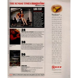Sunday Times Magazine 27th September 1997 Sean Young