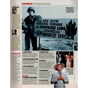 Sunday Times Magazine 28th October 2001
