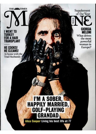 Times Magazine 19th July 2025 Alice Cooper