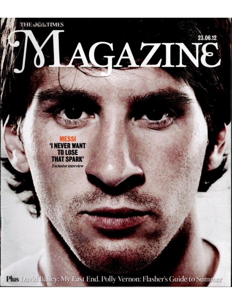 The Times Magazine 23rd June 2012 Leo Messi