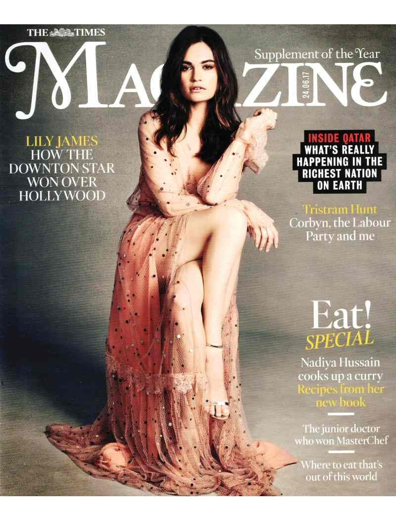 Times Magazine 24th June 2017 Lily James