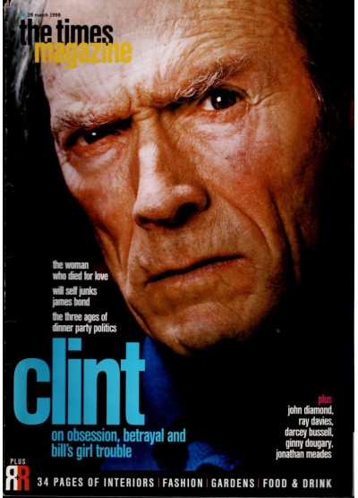 Times Magazine 28th March 1998 Clint Eastwood