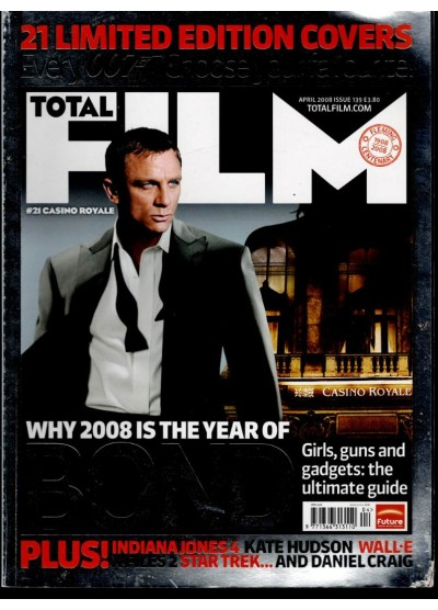 Total Film Magazine April 2008 - Limited Edition Cover - Daniel Craig James Bond