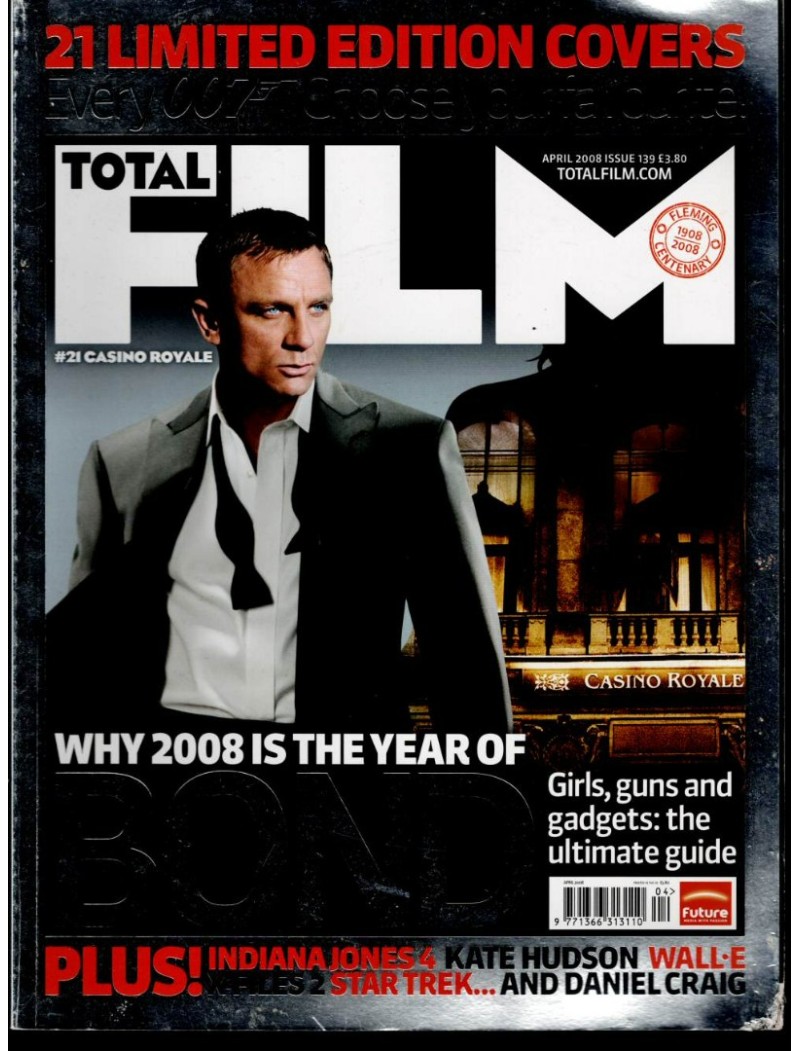 Total Film Magazine April 2008 - Limited Edition Cover - Daniel Craig Total Film Magazine April 2008 - Limited Edition Cover - Daniel Craig