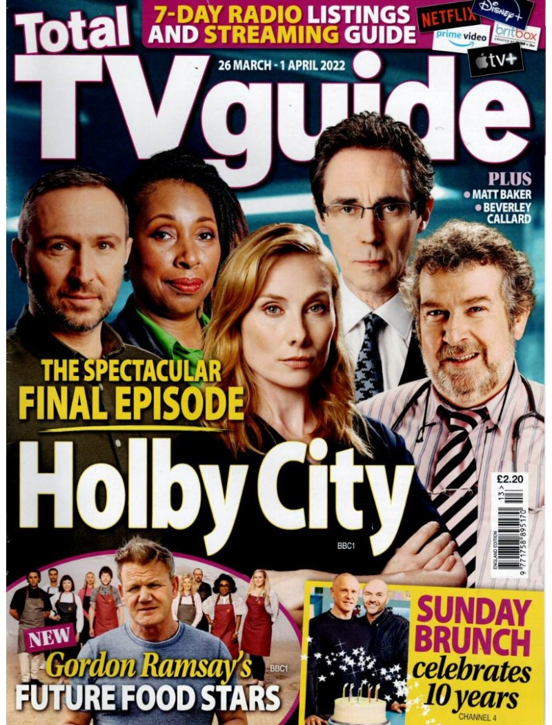 TV Guide Magazine 26th March 2022 Holby City