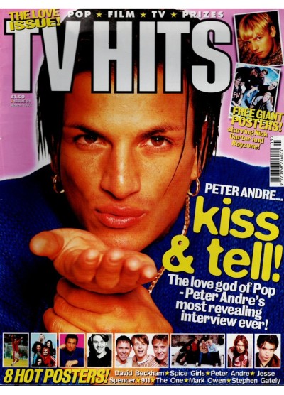 TV Hits Magazine Issue 91 March 1997 Peter Andre cover TV Hits Magazine Issue 91 March 1997 Peter Andre cover