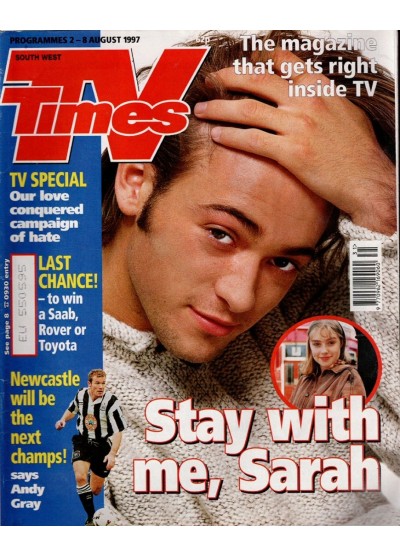TV Times Magazine 2nd August 1997 Paul Nicholls