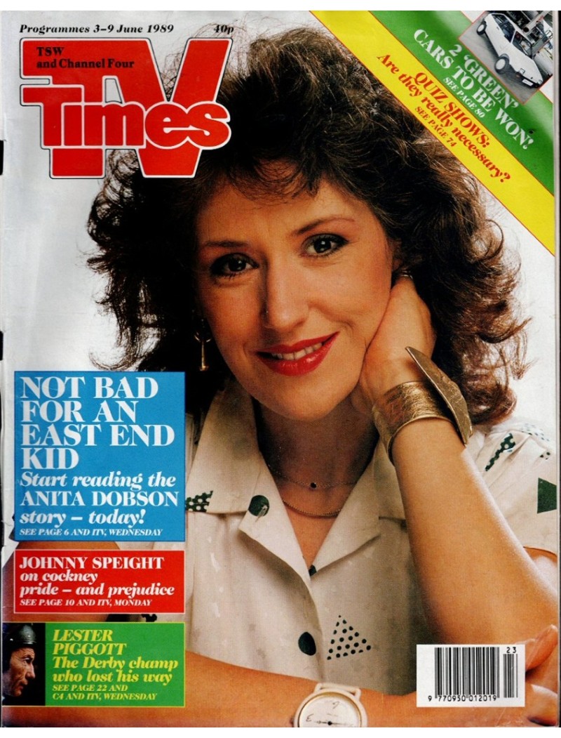 TV Times Magazine 3rd June 1989 Anita Dobson
