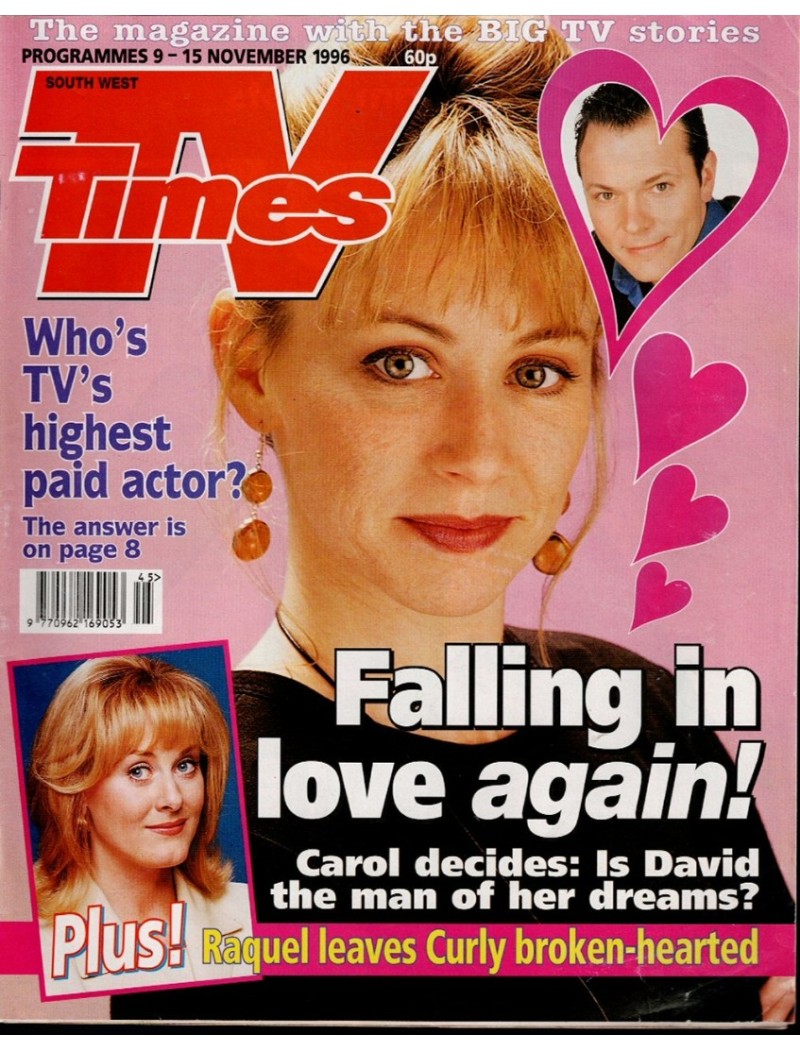 TV Times Magazine 9th November 1996