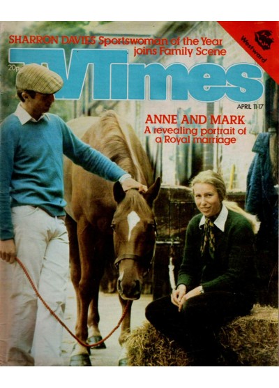 TV Times Magazine 11th April 1981 Princess Anne & Mark 