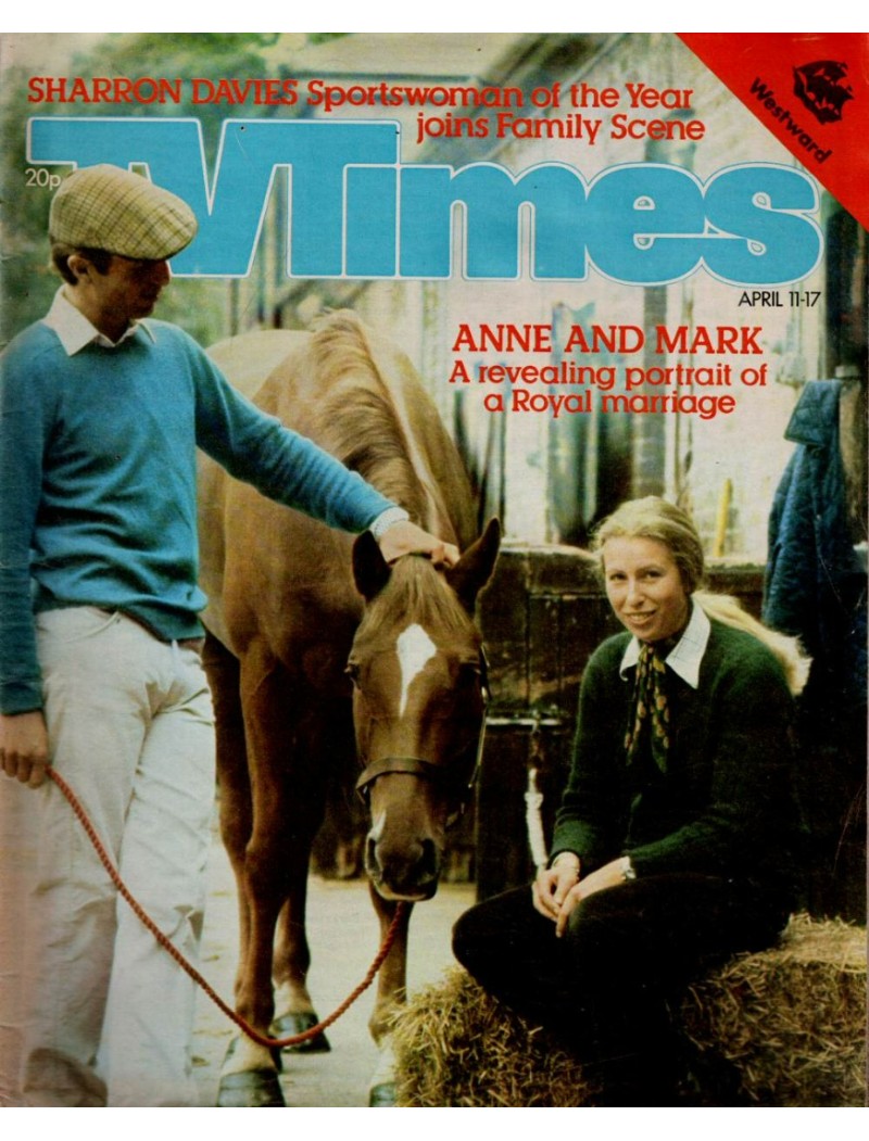 TV Times Magazine 11th April 1981 Princess Anne & Mark TV Times Magazine 11th April 1981 Princess Anne & Mark
