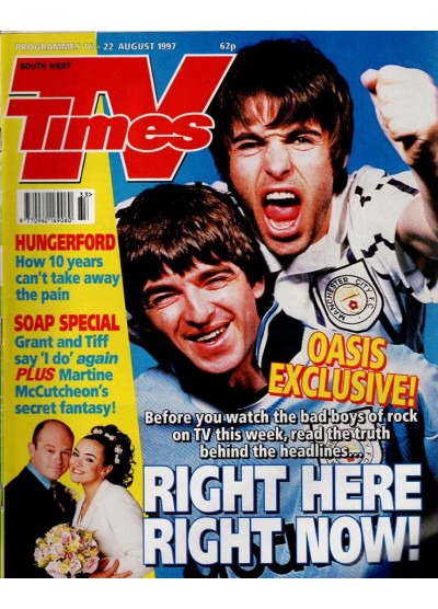 TV Times Magazine 16th August 1997