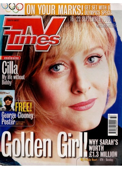 TV Times Magazine 16th September 2000 Sarah Lancashire