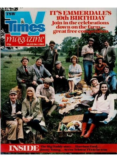 TV Times Magazine 16th October 1982 Emmerdale