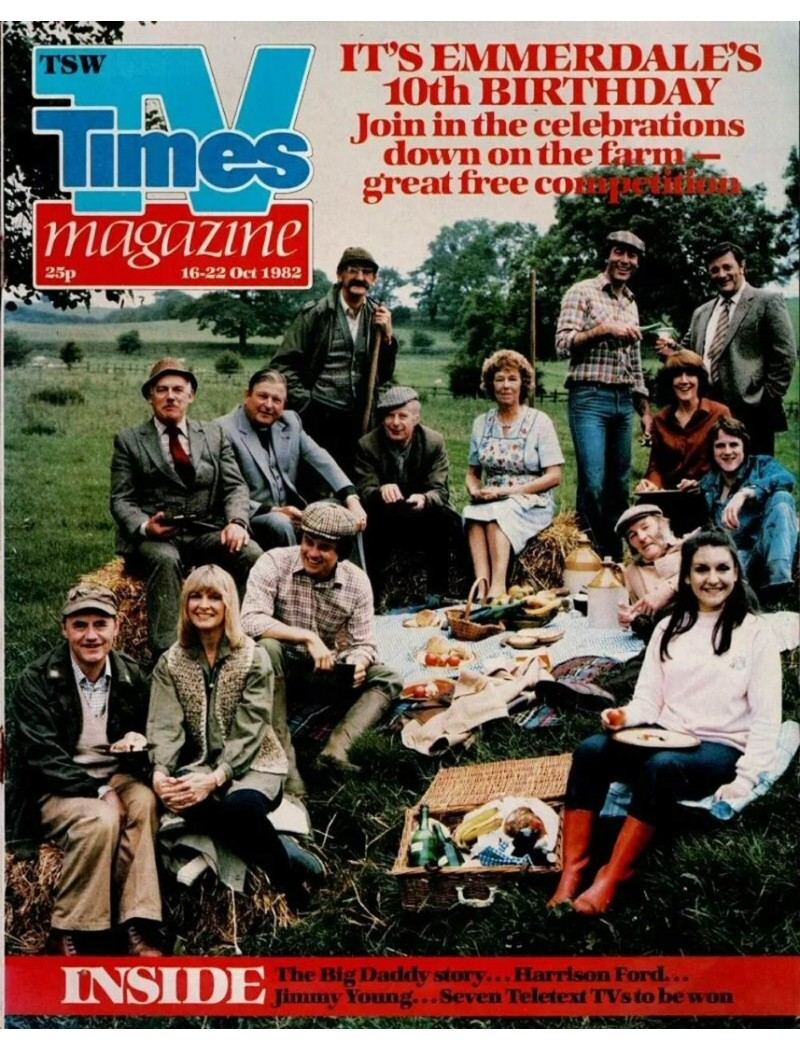TV Times Magazine 16th October 1982 Emmerdale