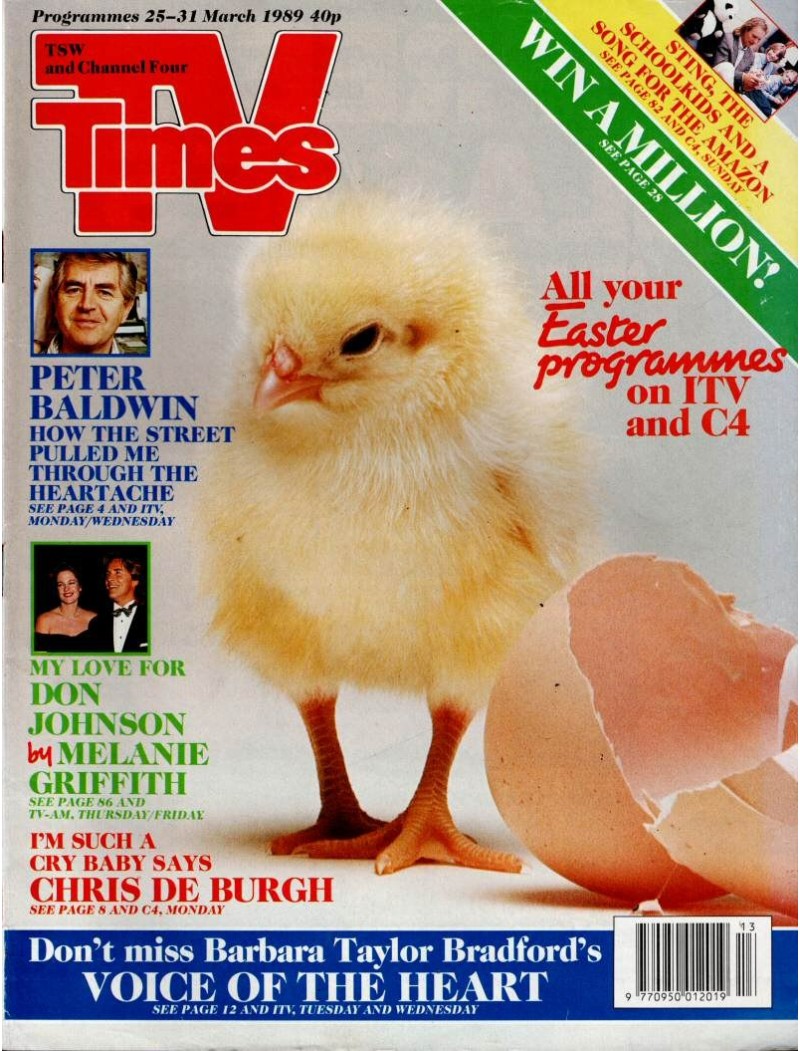 TV Times Magazine 25th March 1989 Easter