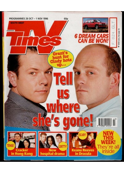 TV Times Magazine 26th October 1996 TV Times Magazine 26th October 1996