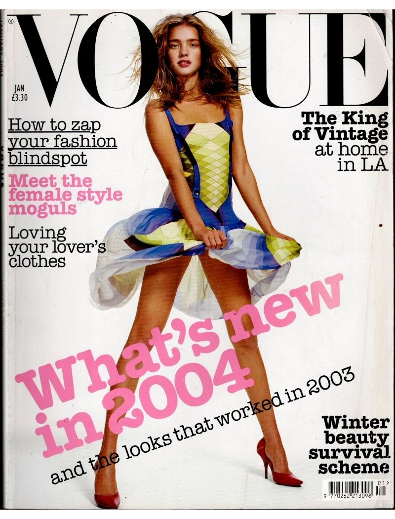 Vogue Magazine January 2004 Natalia Vodianova