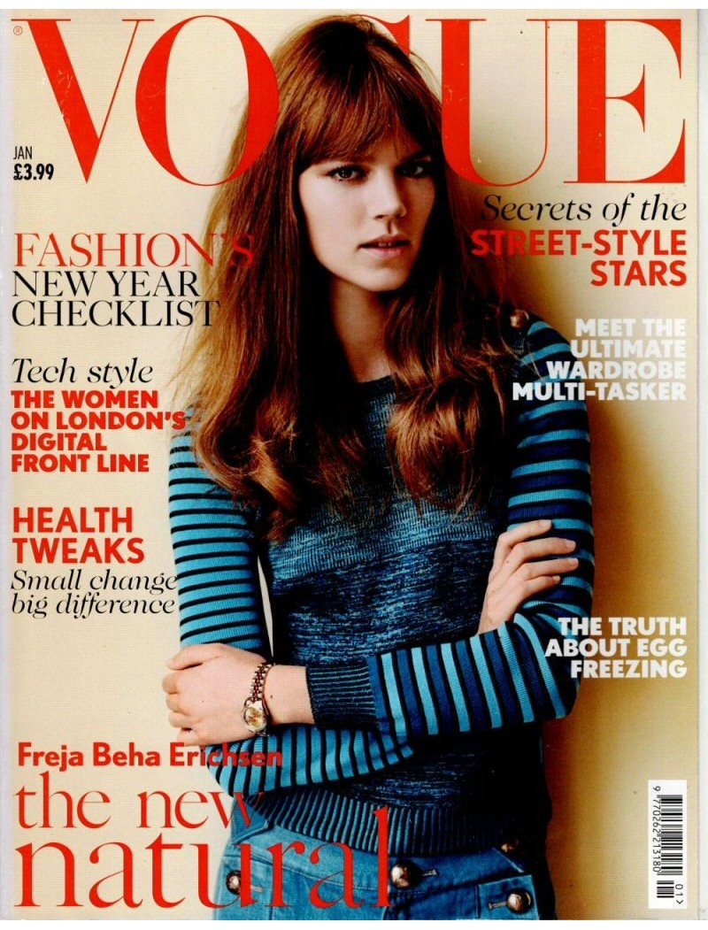 Vogue Magazine January 2015 Freja Beha Erichsen
