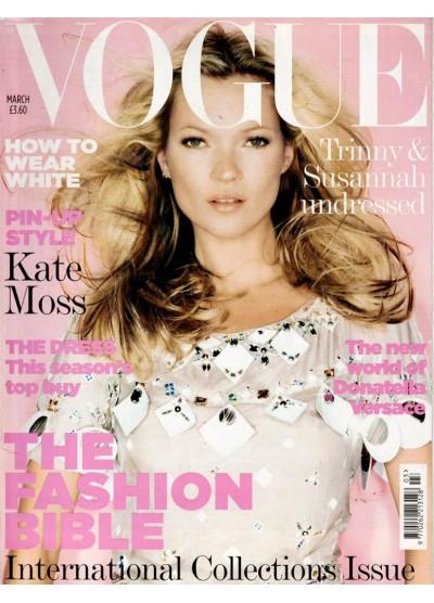Vogue Magazine March 2006 Kate Moss cover