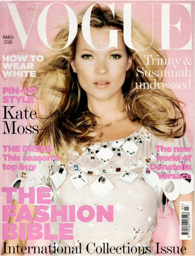 Vogue Magazine March 2006 Kate Moss cover