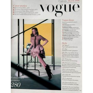 Vogue Magazine March 2006 Kate Moss cover