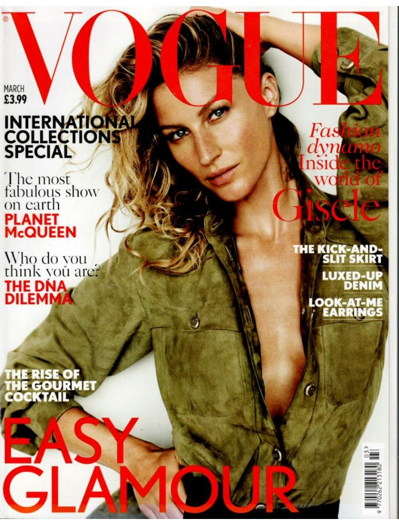 Vogue Magazine March 2015 Gisele Bundchen cover