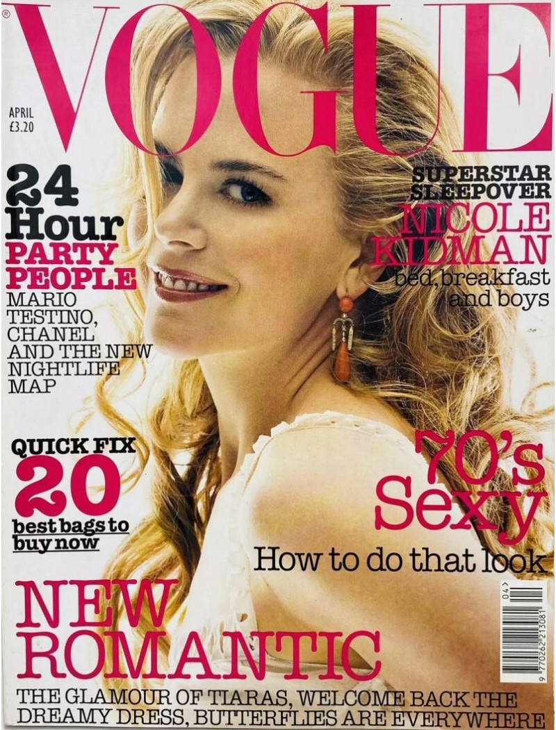 Vogue Magazine April 2002 Nicole Kidman