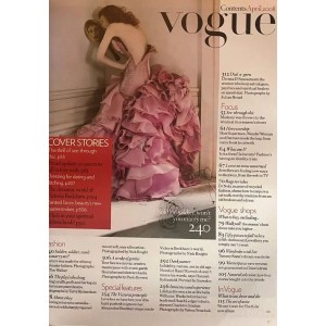 Vogue Magazine April 2008 Victoria Beckham