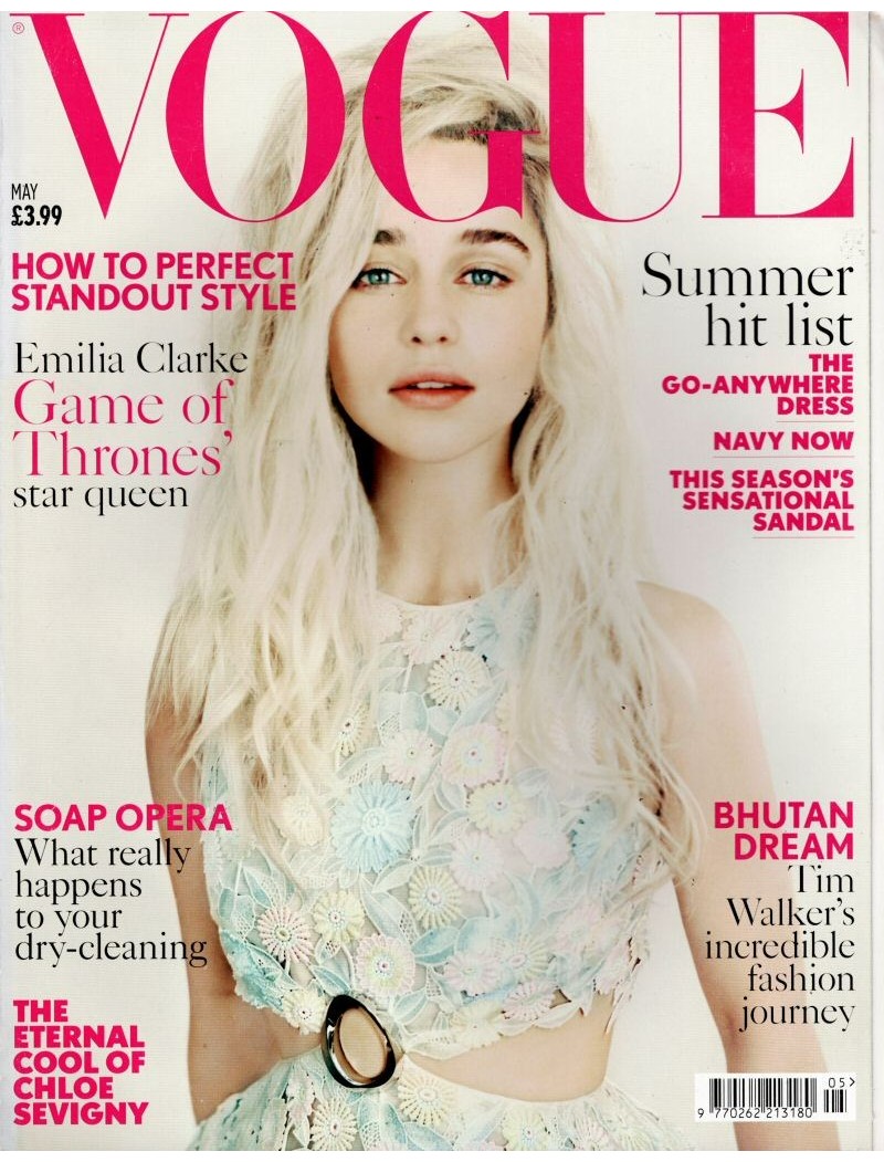 Vogue Magazine May 2015 Emilia Clarke - Game of Thrones