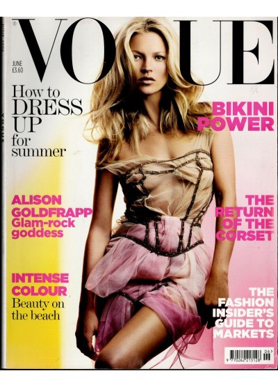 Vogue Magazine June 2006 Kate Moss