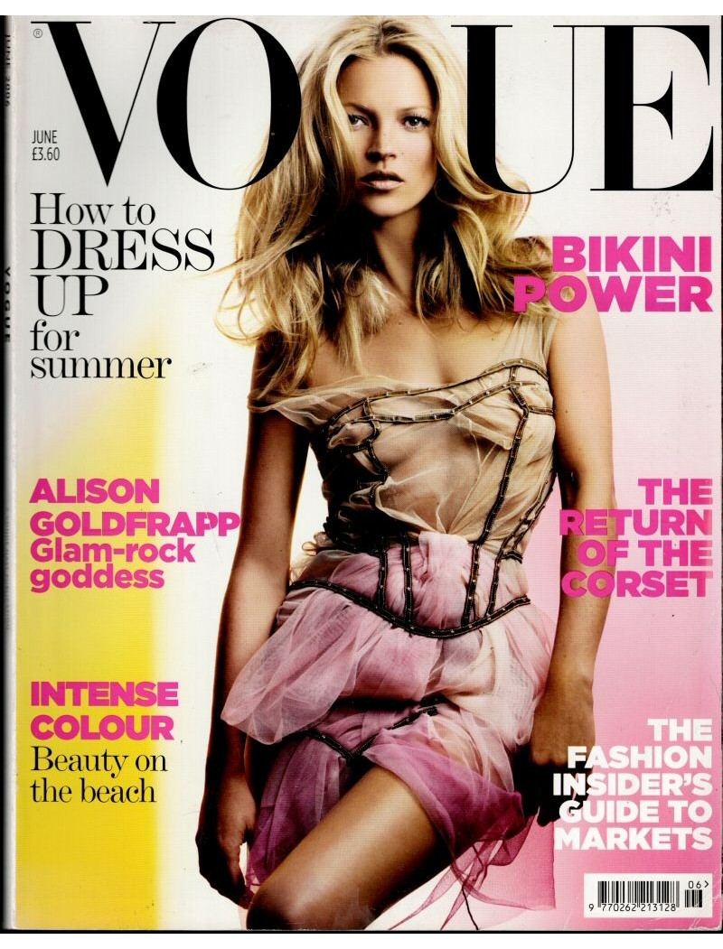Vogue Magazine June 2006 Kate Moss