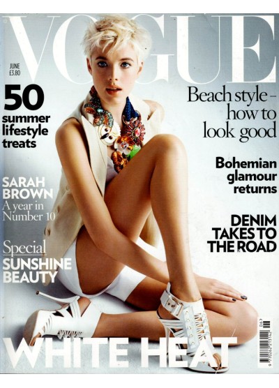 Vogue Magazine June 2008 Agyness Deyn