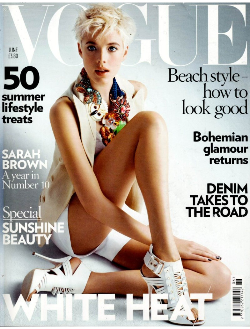 Vogue Magazine June 2008 Agyness Deyn