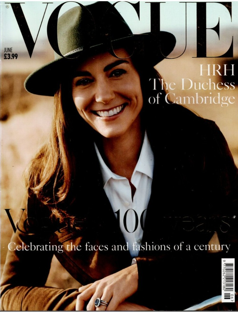 Vogue Magazine June 2016 Kate Middleton HRH Duchess Of Cambridge FKA TWIGS BEN WHISHAW KATE MOSS