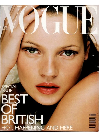 Vogue Magazine June 1998 Kate Moss