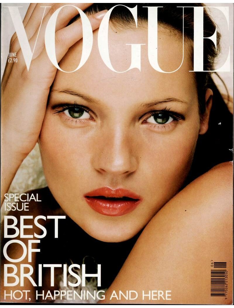 Vogue Magazine June 1998 Kate Moss