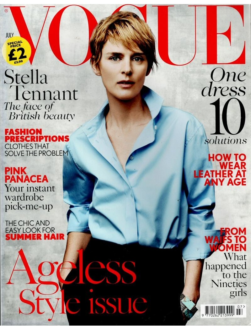 Vogue Magazine July 2015 Stella Tennant