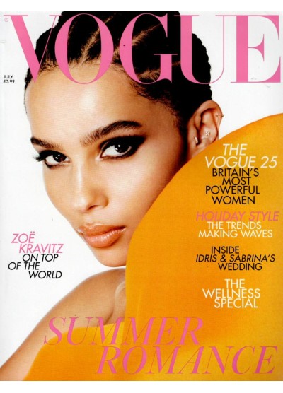 Vogue Magazine July 2019 Zoe Kravitz