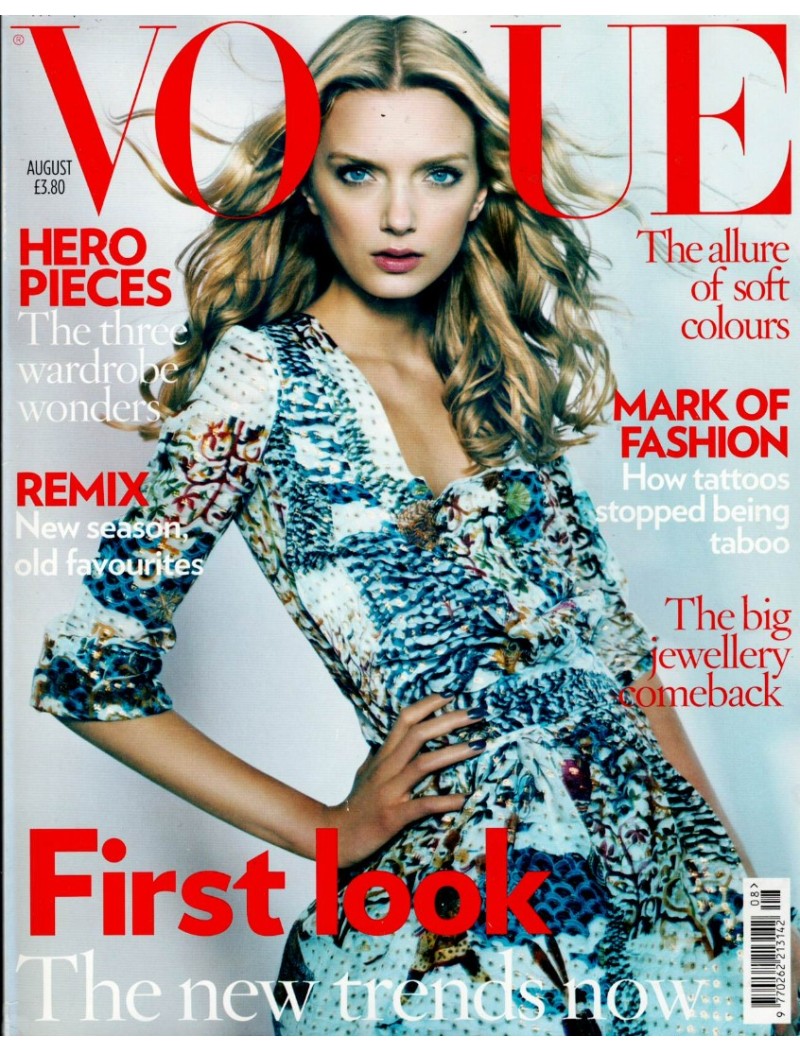 Vogue Magazine August 2008 Lily  Donaldson