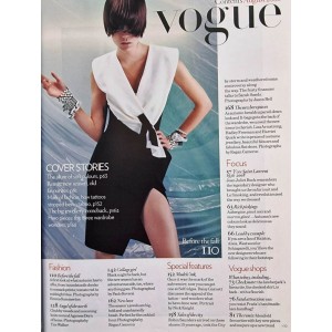 Vogue Magazine August 2008 Lily Donaldson Vogue Magazine August 2008 Lily Donaldson