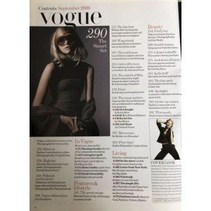 Vogue Magazine September 2006 Kate Moss