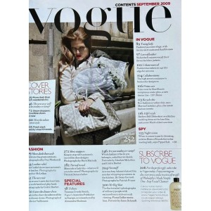 Vogue Magazine September 2009 Kate Moss Vogue Magazine September 2009 Kate Moss