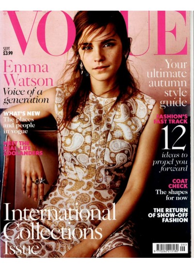 Vogue Magazine September 2015 Emma Watson