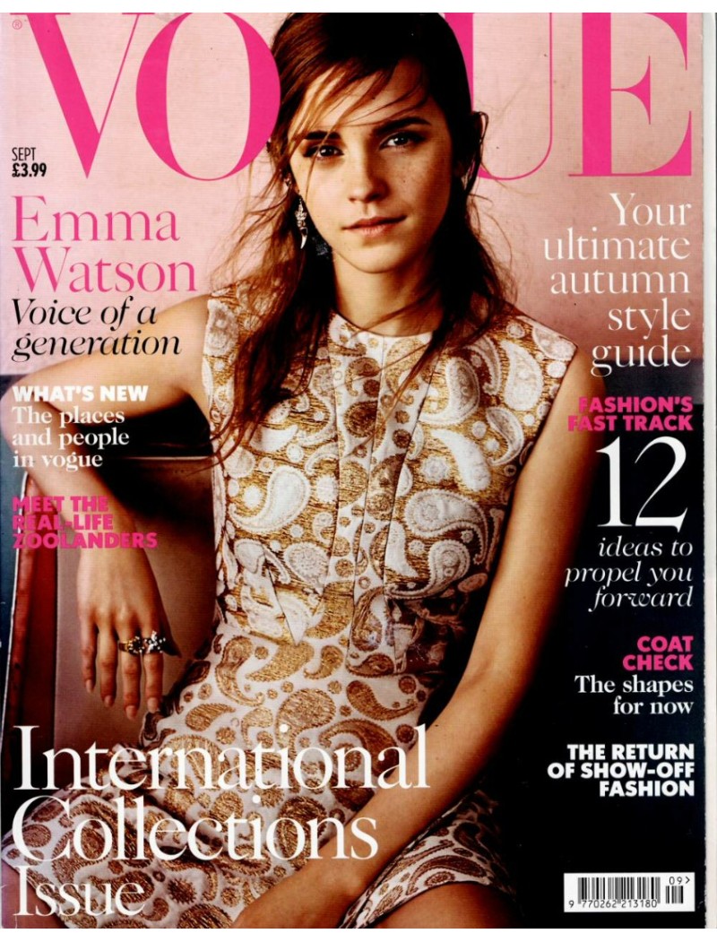 Vogue Magazine September 2015 Emma Watson